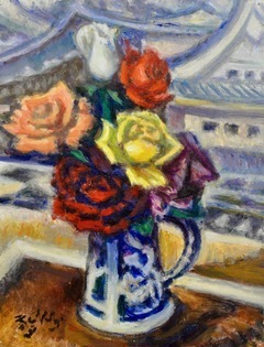 城と長春花