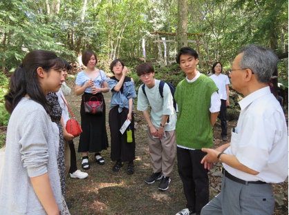 氷風穴見学