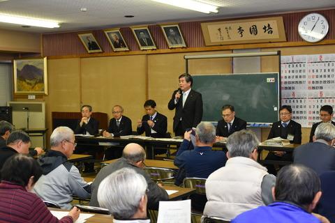 市民説明会会場内の写真