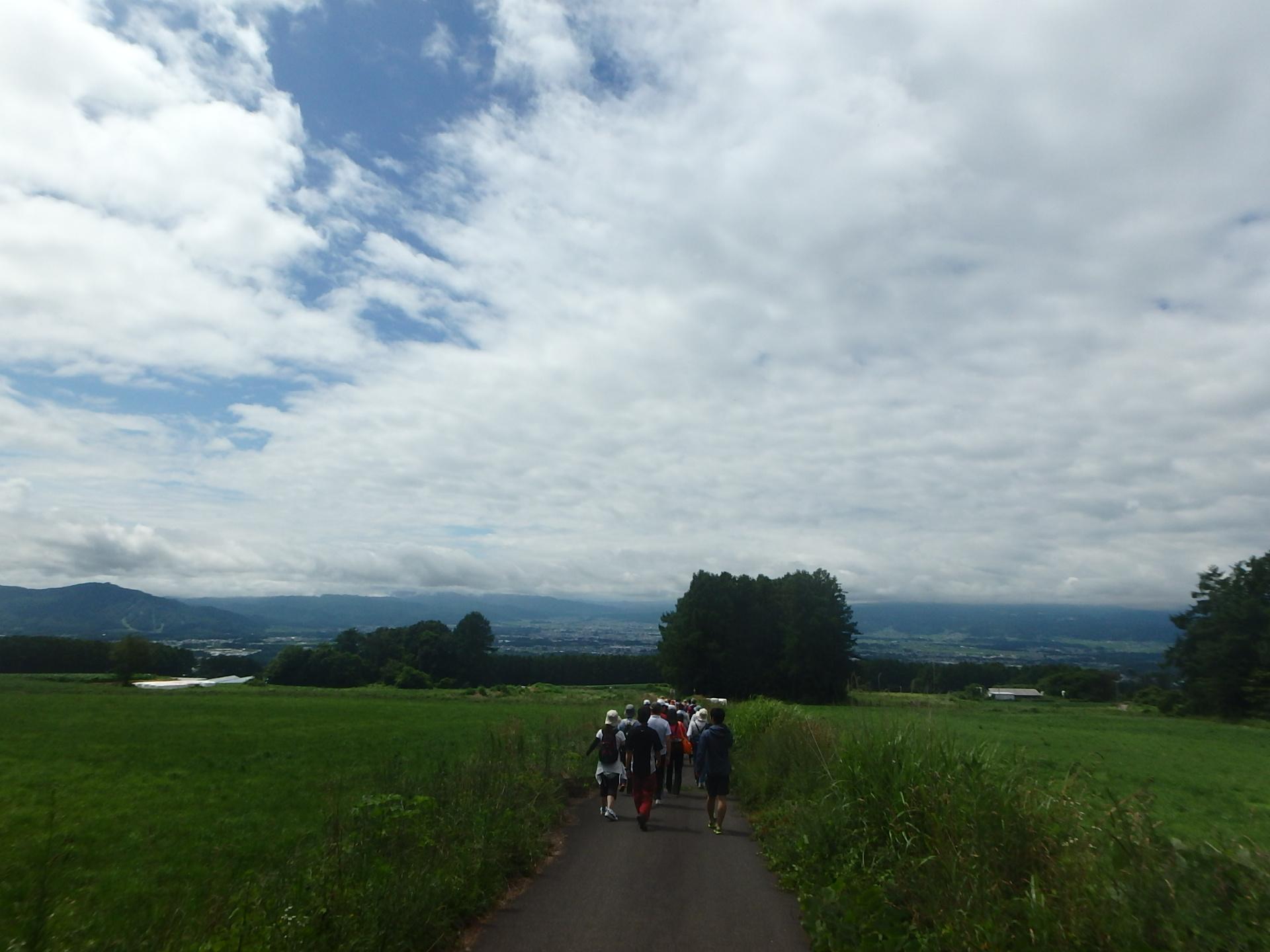 あさまウォーキングの風景