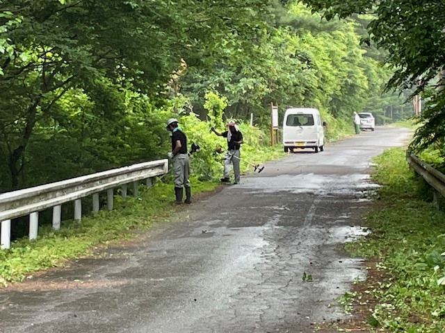 1000m林道草刈り01