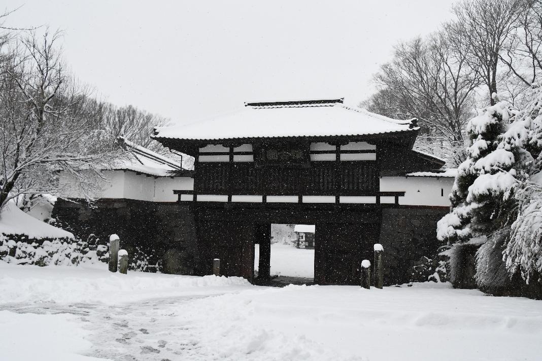 小諸市ホームページオフィシャル画像 懐古園（雪）