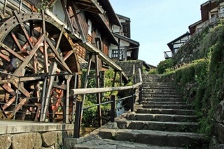 岐阜県中津川市の旧中山道馬篭宿の写真