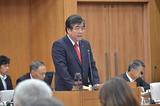小泉市長が演説している写真