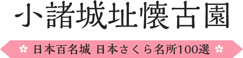 小諸城址懐古園日本百名城 日本さくら名所100選